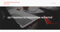 Desktop Screenshot of gettingpastgo.org